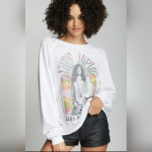 Recycled Karma Janis Joplin Live In Concert Sweatshirt Size M